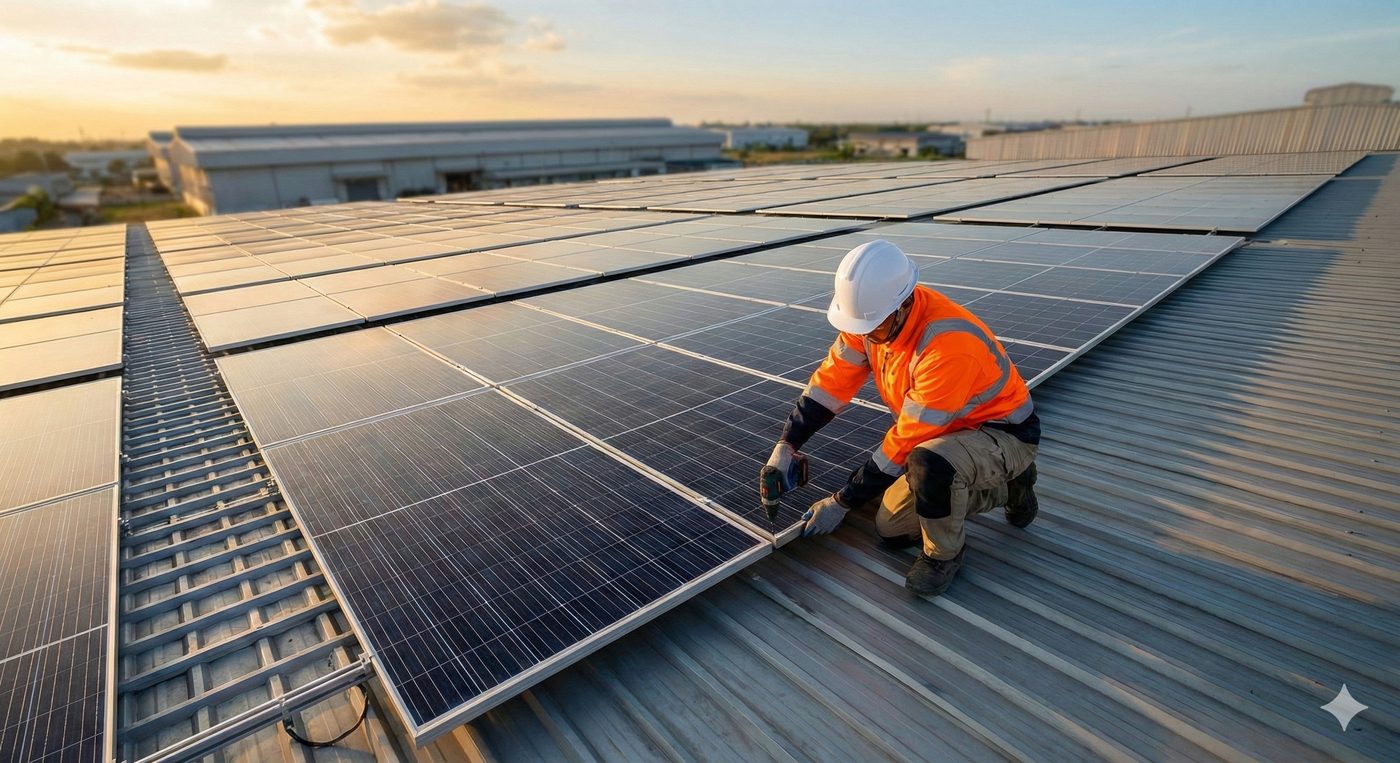 Technicien en intervention sur toiture